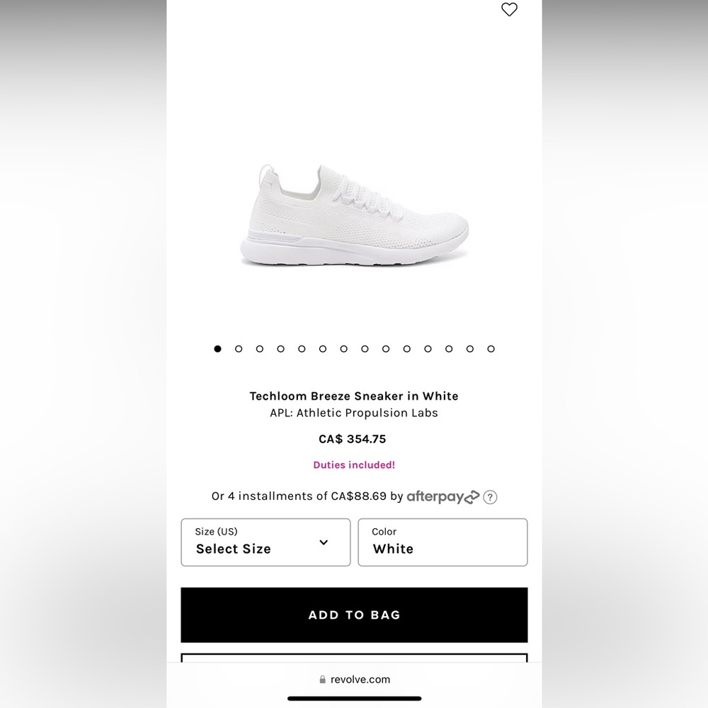 APL Techloom Breeze White (SIZE 9 US)